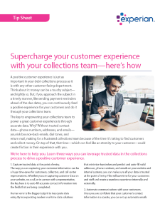 Supercharge your customer experience with your collections team—here’s how