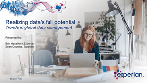Realizing your datas full potential in the 2019 state of global data management