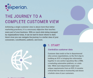 The journey to a complete customer view