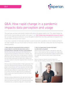 rapid change in a pandemic