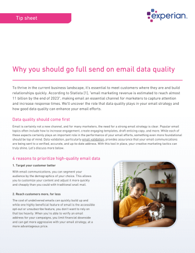 Why you should go full send on email data quality