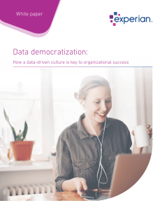 data democratization