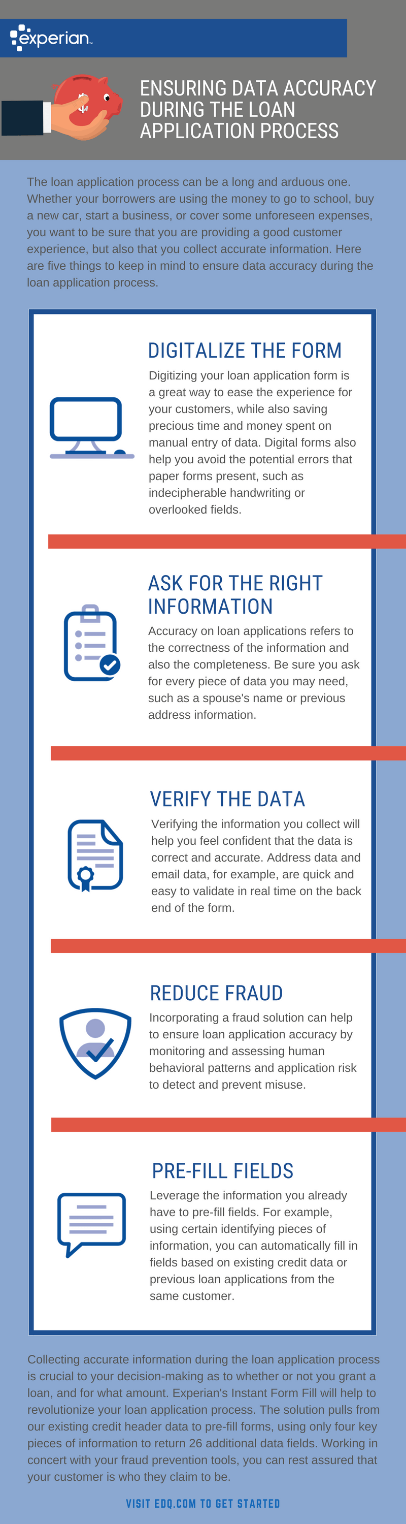 ensuring data accuracy infographic