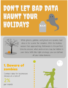 Don't let bad data haunt your holidays